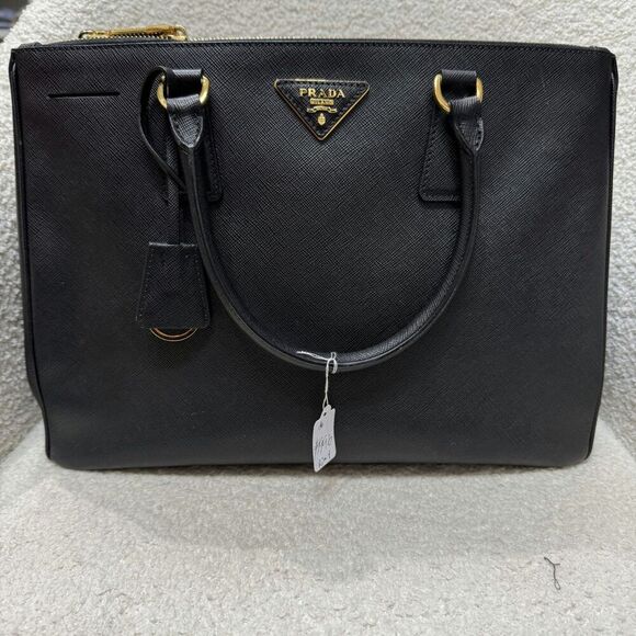 Prada Tote Handbag Color Black - Picture 3 of 11